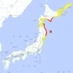 Alerta de tsunami en Japón: un terremoto de magnitud 7,5 podría generar olas de 3 metros