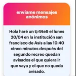 ​Alerta en el Colegio San Francisco por una amenaza de tiroteo difundida en redes sociales