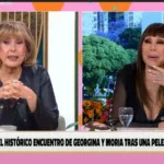 Así fue el dúplex entre Georgina y Moria