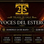 «Voces del Estero» llega al Teatro 25 de Mayo