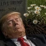 Reconocido actor de Star Wars publicó una foto de Trump en su tumba y lo tildaron de “enfermo”