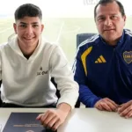 El santiagueño Franco Pérez firmó su primer contrato profesional con Boca Juniors