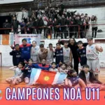 La Selección U11 masculina de Santiago del Estero se consagró campeona de la Región NOA