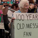 La fan de Messi de casi 100 años que se volvió viral en el triunfo de Argentina ante Austria