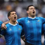 Los Pumas homenajearon a la selección de 1986 con una histórica camiseta azul
