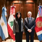 El gobernador Elías Suárez recibió la visita de la embajadora de la República Libanesa