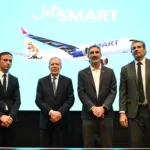 ​Rl gobernador Elías Suárez participó del lanzamiento de jetsmart y la nueva ruta aérea entre Santiago y Buenos Aires