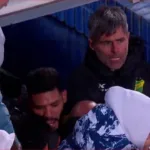 [Video] Vaccari y su ayudante quisieron agarrarse a piñas con los Barros Schelotto