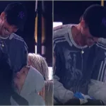 Rodrigo De Paul y Tini Stoessel asisten juntos al estadio para ver Racing contra Boca
