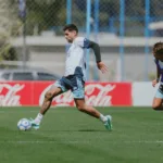 La Selección Argentina tuvo su primer entrenamiento en Ezeiza