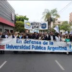 Multitudinaria quinta Marcha Federal por la Educación Pública se realiza en Santiago del Estero