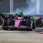 La bronca de Franco Colapinto tras su abandono en la Sprint de Singapur: «Era una buena oportunidad»